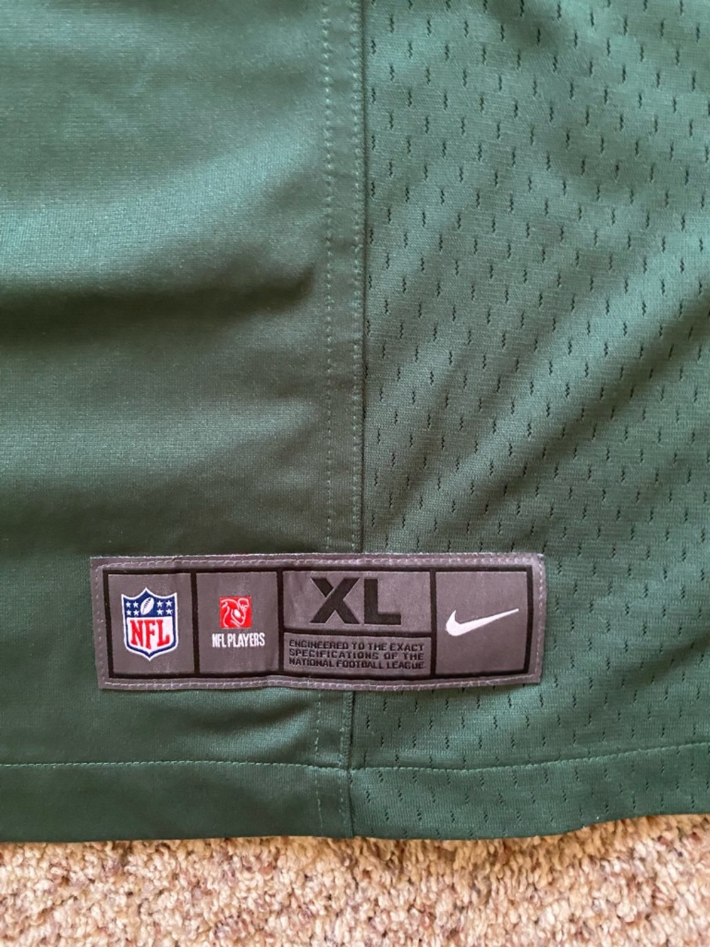 Nike On Field Green Bay Packers Jordy Nelson Football Jersey - Picture 4 of 6